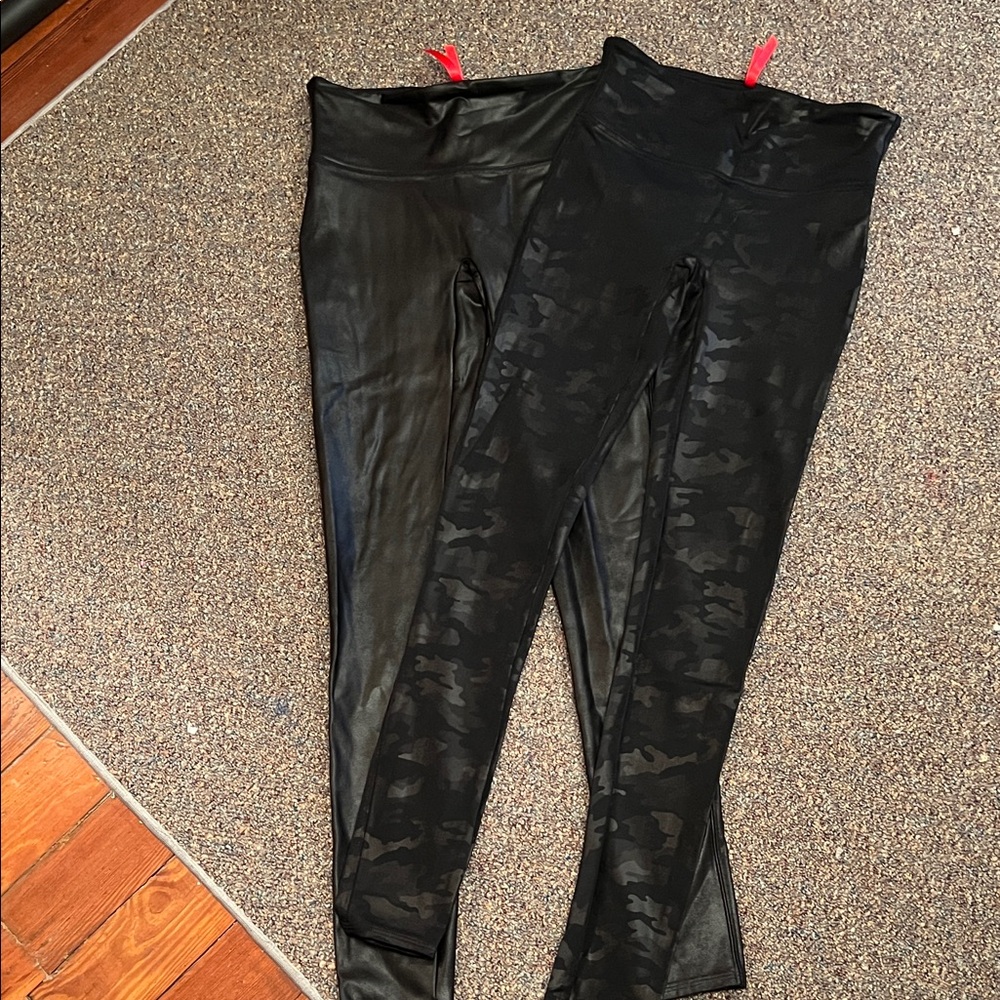 SPANX Black Leggings Set